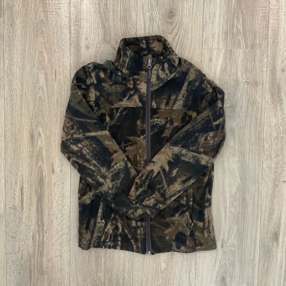 Columbia Kids Camouflage Fleece Jacket - Picture 1 of 3
